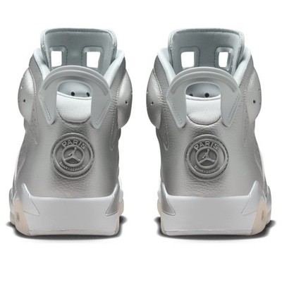 Nike Air Jordan 6 Retro PSG Paris Saint-Germain Silver IQ5135-001