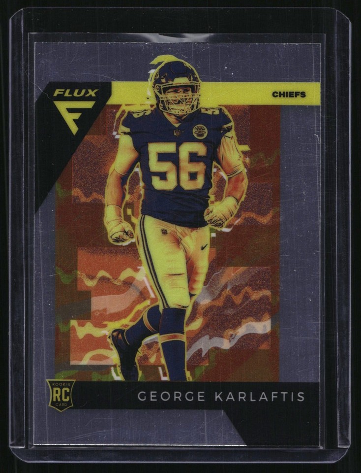 2022 Panini Chronicles Flux #FX-17 George Karlaftis RC Chiefs