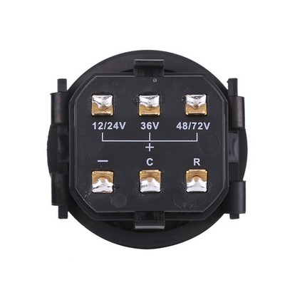 12V/24V/36V/48V/72V LED Digital Battery Indicator Gauge With Hour Meter For 