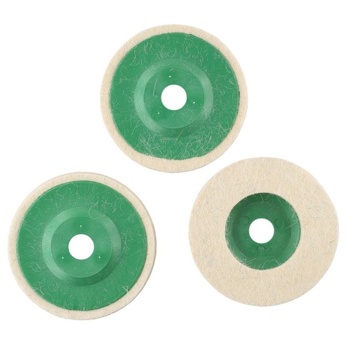 Polierscheibe 3 Stück 4 Zoll 8 Mm/0.31 Zoll Dicke Filz Für Metall 100 Mm - Bild 4 von 20
