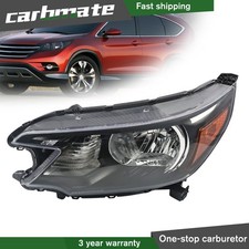 For 2012-2014 Honda CR-V CRV Driver Left Side Black Headlight Assembly