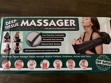 Deep Tissue Massager Shiatsu Neck and Back Office and Car use 4 function