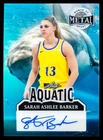Sarah Ashlee Barker Auto 1/1 2025 Leaf Metal Women of Sport Aquatic Sparks WNBA