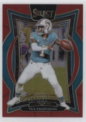 2024 Panini Select Concourse Red Prizm 67/99 Tua Tagovailoa #99 o7m