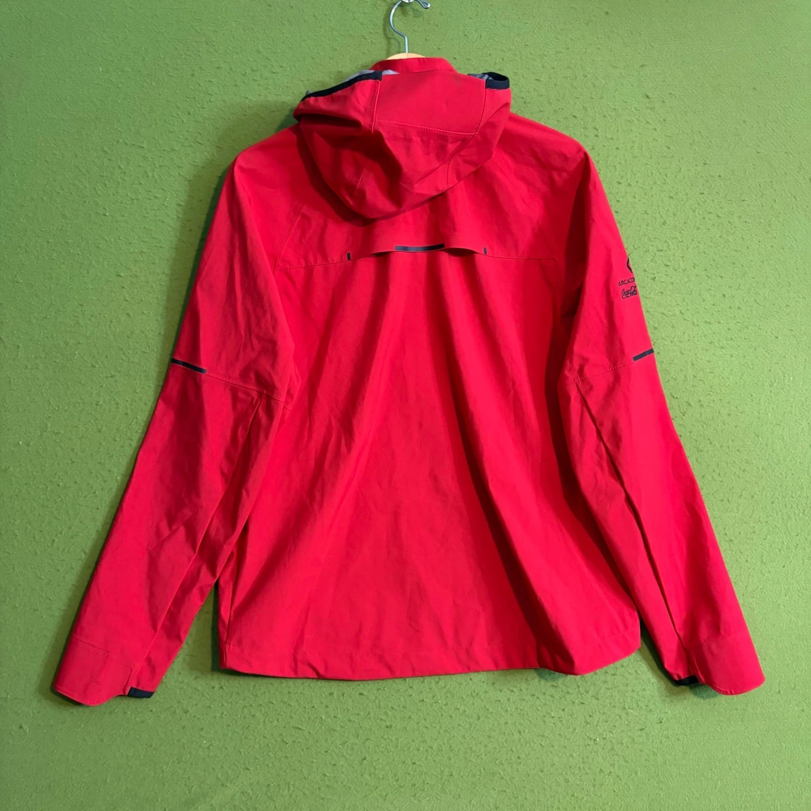 Trimark Coca-Cola Zero Sugar Red Softshell Hooded Jacket Mens Medium Full Zip image 2