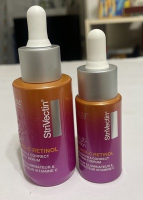 StriVectin Super-C Retinol Brighten & Correct Vitamin C Serums -SET OF 2 - NWOB