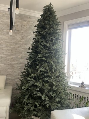 Three-Section Green Undecorated Christmas Tree with lights (Og Price 750)