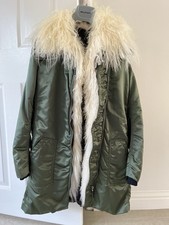 Belstaff x Liv Tyler Real Fur Coat Parka Size S