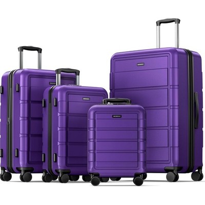 Kofferset 4-tlg Hartschale ABS PC TSA Lock Spinner Koffer  Rucksack