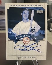 2003 Upper Deck Yankees Signature Series Pride of New York Autographs Tom Tresh