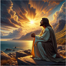 Paint by Numbers Kit for Adults, Jesus Paint by Numbers Kit for Adults Beginners