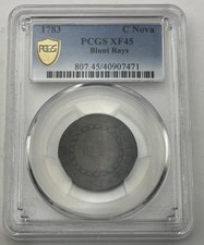 1783 Nova Constellatio PCGS XF45 Both Rays