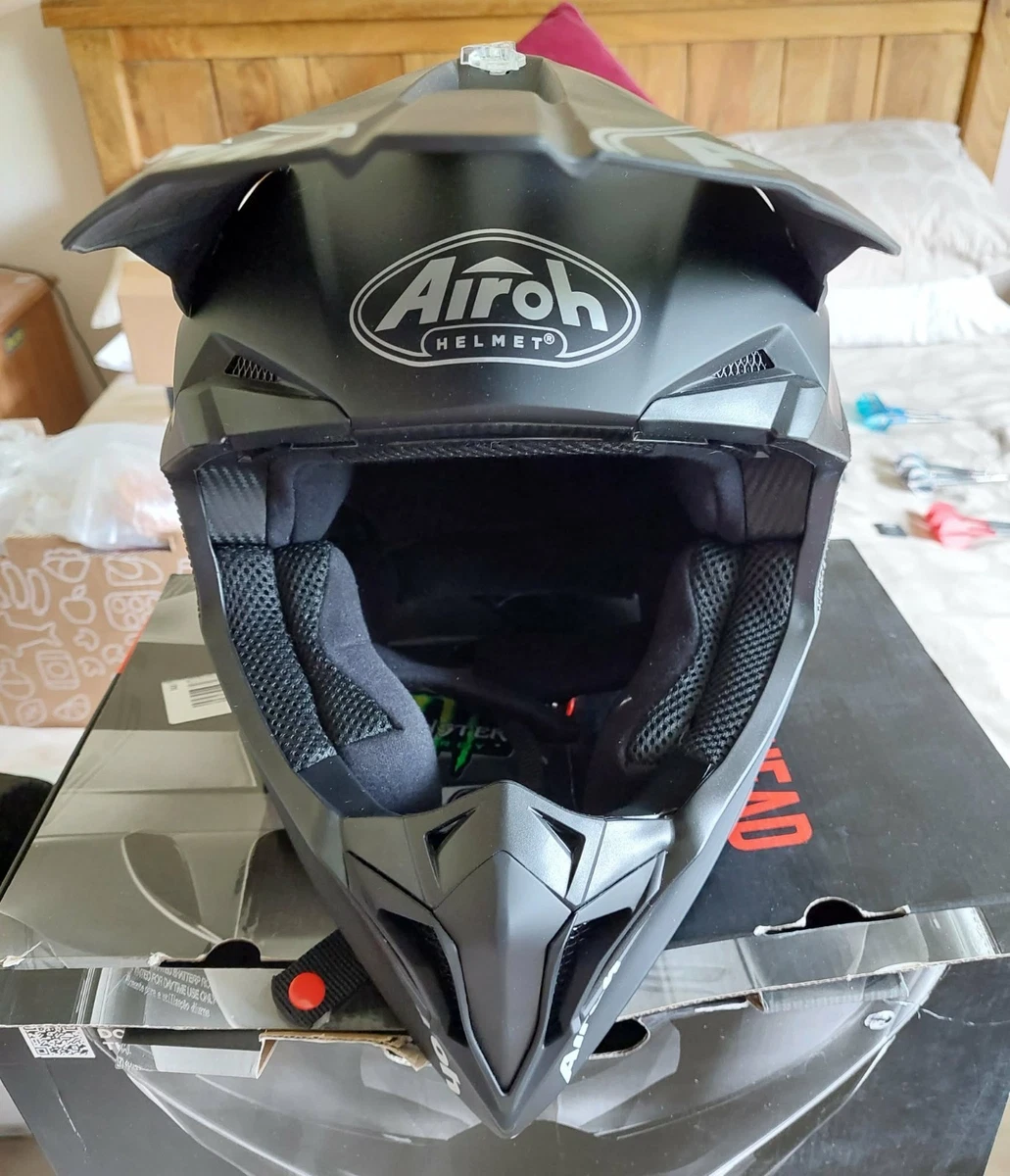 Airoh HELMET WRAAP – Integralhelm In Schwarz Matt, Größe XL – Hochwertiger Italienischer Helm