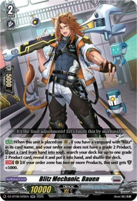 x1 Blitz Mechnanic, Bauen - DZ-BT08/029EN - RR CFV M/NM