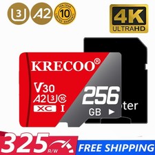 Ultra Micro SD Memory Card 128GB 256GB Class10 U3 Flash TF Card for Dash Cam Lot