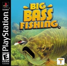 Big Bass Fishing PS1 Great Condition Fast Shipping