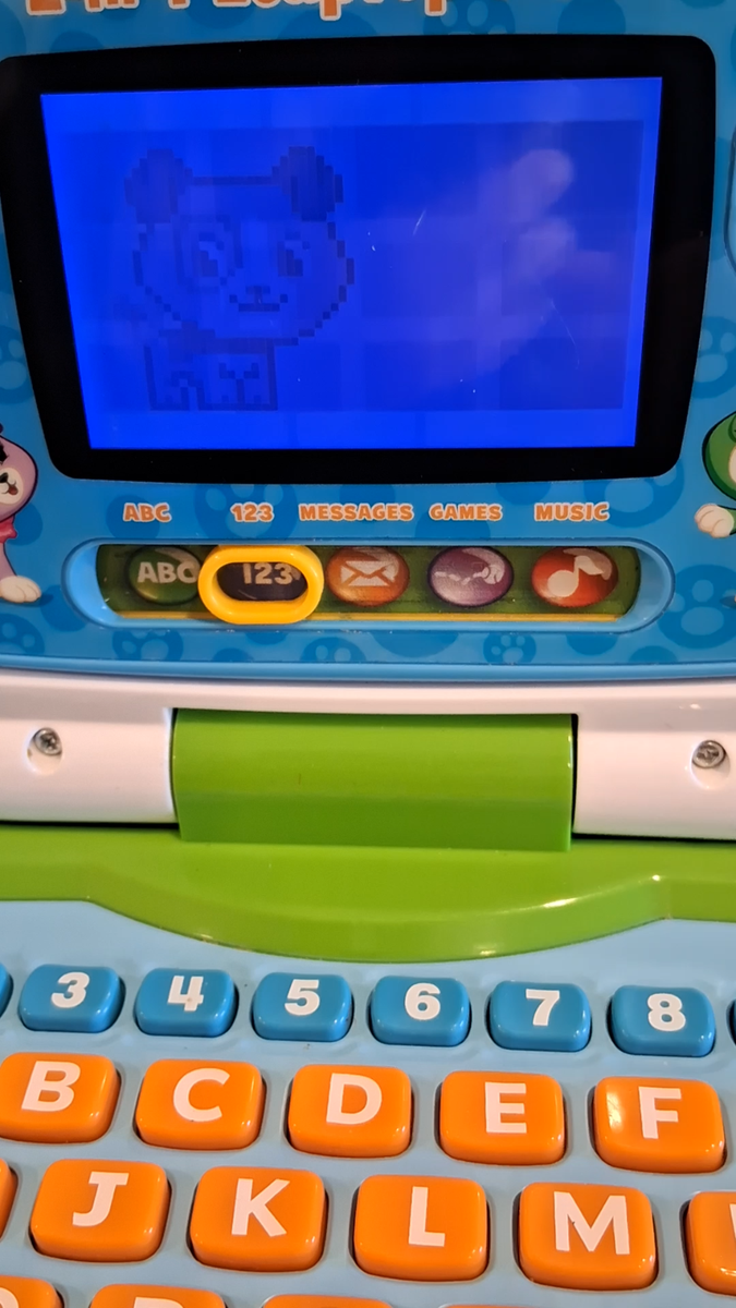 Leap Frog Leaptop Touch Learning w/ Scout, letters & numbers don't