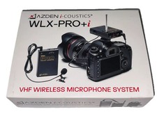 Azden WLX-PRO Camera Mountable VHF Wireless Microphone System WLX-PRO  i