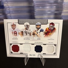 2016 National Treasures  Jared Goff, DeForest Buckner, Austin Hooper #8 /99 