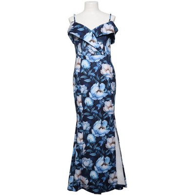 Bodyflirt Boutique, Maxikleid, Größe: 40, Blau/Weiß, Elasthan/Polyester #1BG