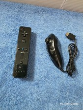 Remote Wiimote Nunchuck Controller Set Combo for Nintendo Wii/Wii U Game Console
