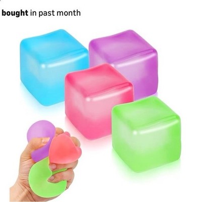 Siwarm Slow Rising Squeeze Ball Fidget Toys 4 Pack Gel Multicolor