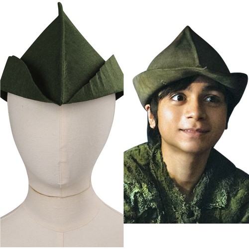 Peter Pan Hat Chapeau Cosplay Props Halloween Carnival Party Costume Accessories - Picture 1 of 10