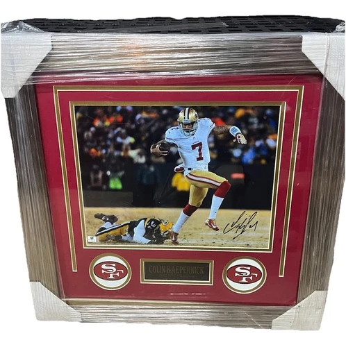 Colin Kaepernick signed 22 X 23 photo autographed Francisco 49ers