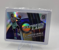 2021-22 Panini Donruss Optic - Express Lane LaMelo Ball #16 Blue Prizm