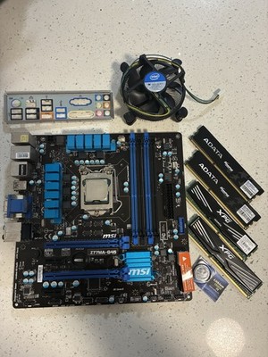 MSI Z77MA-G45 Intel Z77 Motherboard LGA 1155 DDR3 I5 6gb Ram