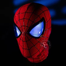The Amazing Spider-Man Mask Spider-Man Cosplay Halloween! Moving Eyes!