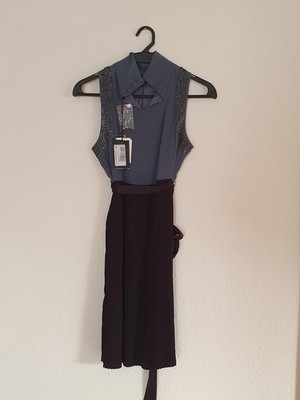 Elegantes Patrizia Pepe Kleid   Neu mit Etikett | Beads & Plissee | IT 42