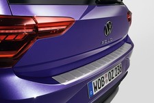 Ladekantenschutz VW Polo, Kunststoff, Edelstahloptik gebürstet