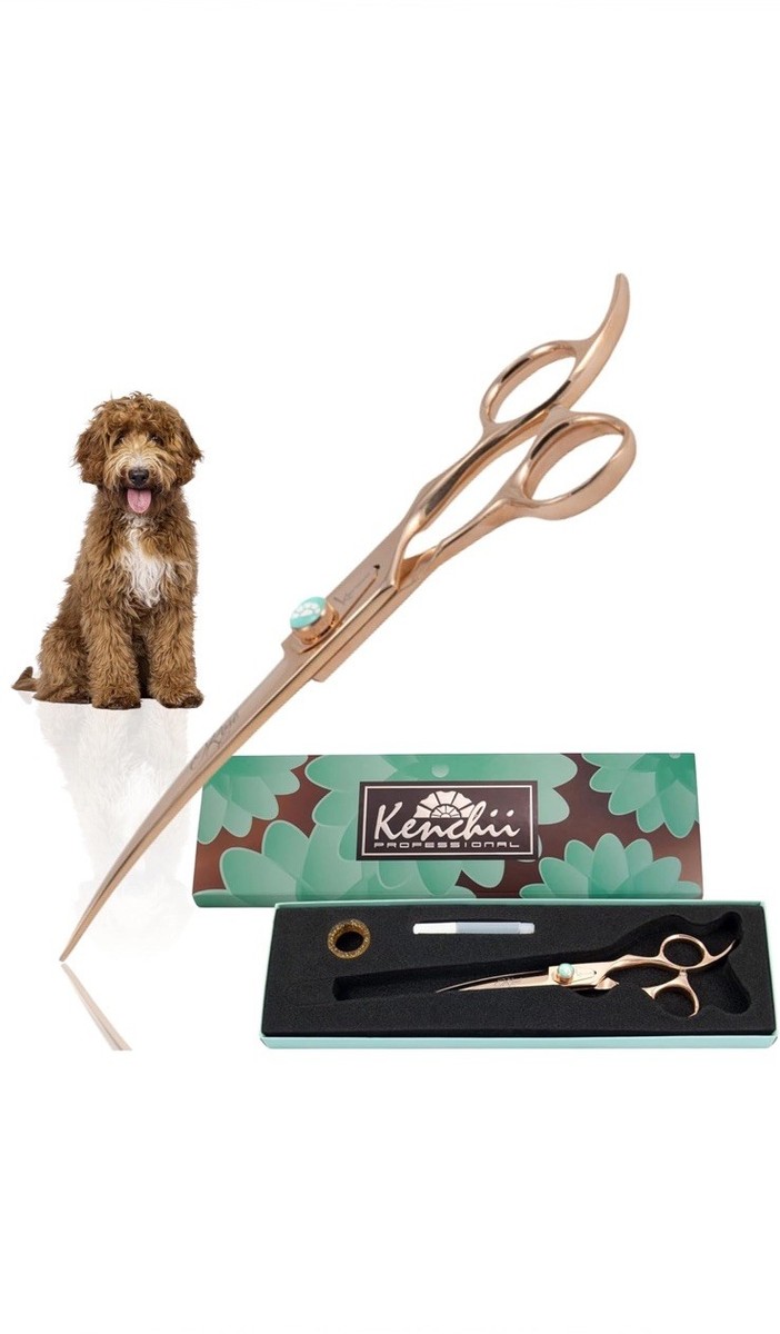 Kenchii Rose Dog Grooming Shears By Dog Grooming Scissors Rose  Collection