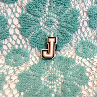 Croc Shoe Charm Letter J