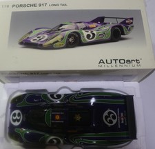 AUTOart Porsche 917 Longtail 1971 Le Mans 1/18 Scale Diecast Model Used