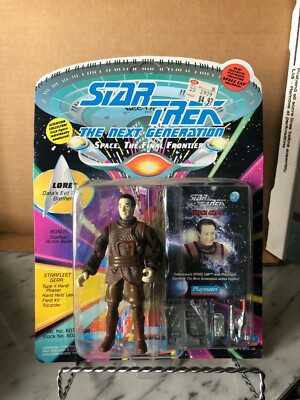 1993 PLAYMATES STAR TREK NEXT GENERATION LORE FIGURE Data Evil Twin moc Spiner