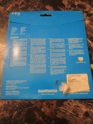 Shimano Ultegra Chainring 34 Tooth FC-6700 34T Chain Ring - Picture 2 of 2