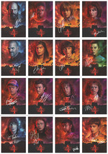 STRANGER THINGS FULL CAST AUTOGRAPHED SIGNED POSTERS A5 A4