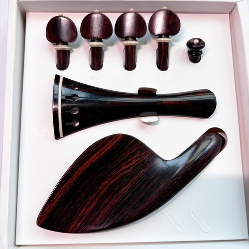 Avanzado 4/4 Violín Madera de Rosa Montaje Hueso Inserto Cordal Desmentón Clavija Extremo - Imagen 6 de 7