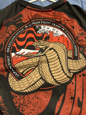 Venum Cobra Style Jiu-Jitsu Rash Guard For GI & No Gi, XXL