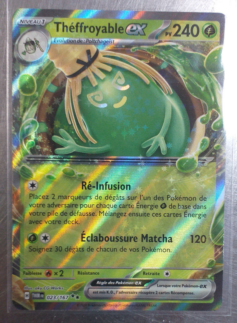 Carta Pokémon Mascarada Crepuscular Térrible Ex 023/167