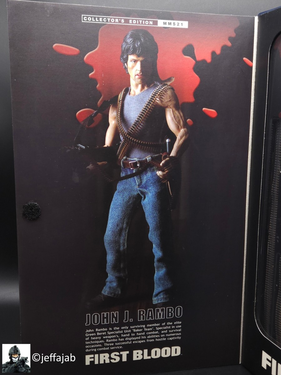 1:6 scale Hot Toys First Blood John J. Rambo Boxed 12