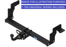 Towtrust Horizontal Det Towbar And 7P Uni Wiring For Toyota Pro Ace Verso 16-On