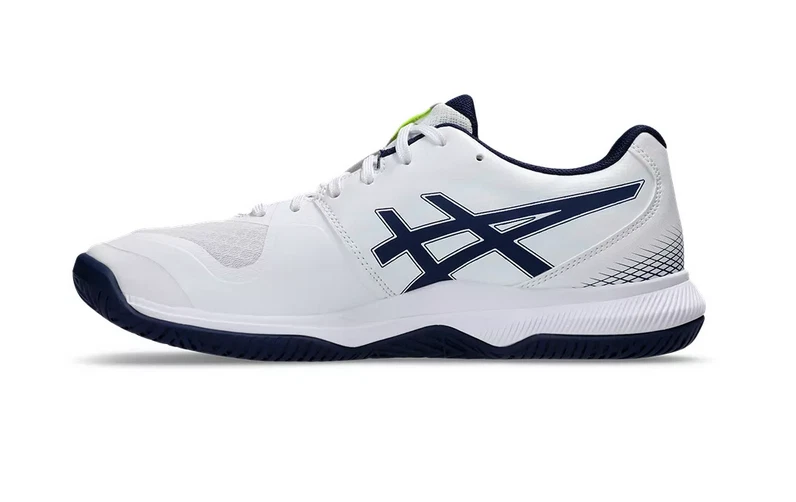 Asics Uomo GEL-TACTIC 12 Squash Badminton Scarpe Indoor Scarpe 1071A090 103 - Immagine 2 di 4