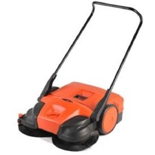 NEW! Haaga® 38" Battery powered Triple Brush Push Power Sweeper!!