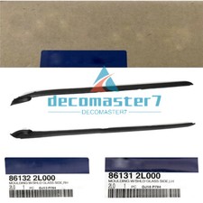 2pcs For Hyundai Elantra 2009-2012 Front Outer Glass Windshield Pillar Molding