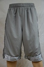 PRO CLUB MESH SHORT PANTS GRAY GYM HEAVY WEIGHT BASKETBALL MENS JERSEY S-7XL