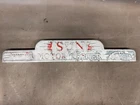 Vintage Sun Motor Tester Gas Filling Station Repair Shop Equipment Scope Sign