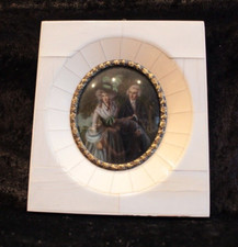 Portret Malarstwo z lupą Poranny spacer do Gainsborough Malarstwo miniaturowe